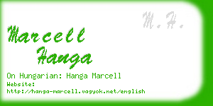 marcell hanga business card